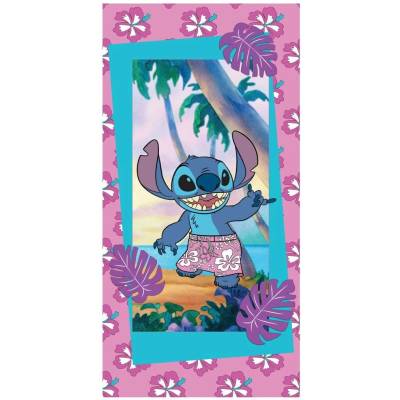 Halantex plážová osuška Lilo & Stitch motiv Prostě Havaj! 70 x 140 cm