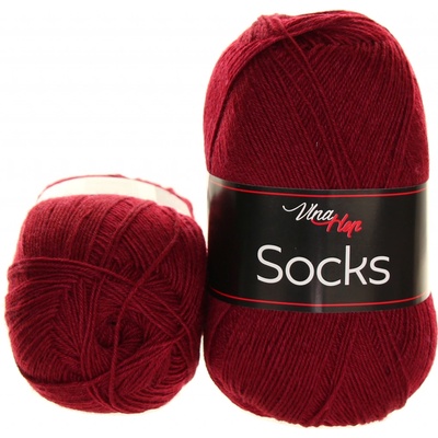 Vlna Hep Socks 61136 bordó