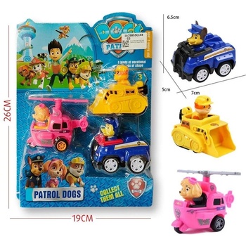 Комплект 3 бр. колички Пес патрул
