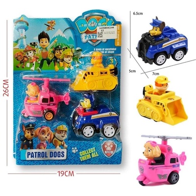 Комплект 3 бр. колички Пес патрул