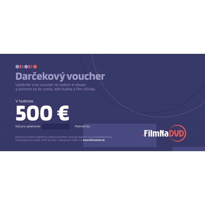 Darčeková poukážka 500 €