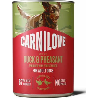 Carnilove Dog Paté Kachna a bažant 400 g