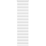 vidaXL Зеброва щора бял 60x230 см ширина на плата 55, 9 cm полиестер (4014799)
