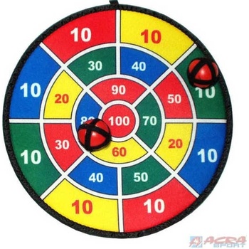 Acra Terč na suchý zip 30 cm látkový