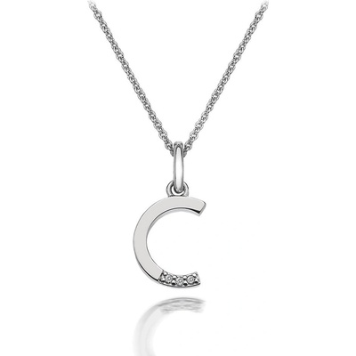 Hot Diamonds Strieborný prívesok Micro C Clasic DP403
