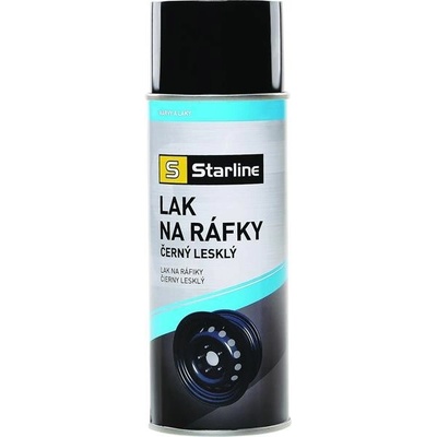 Starline lak na ráfky černý lesklý 400 ml