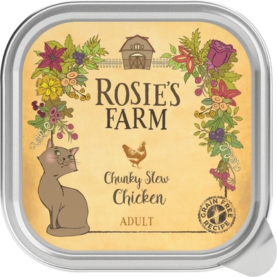 Rosie's Farm Икономична опаковка Rosie's Farm Adult 32 x 100 г - пиле