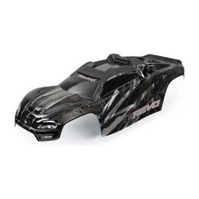 Traxxas каросерия E-Revo черна сглобена