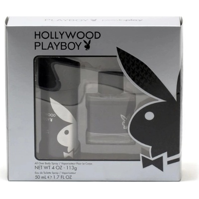 Playboy Hollywood For Him SET: EDT 100 ml + Deospray 150 ml