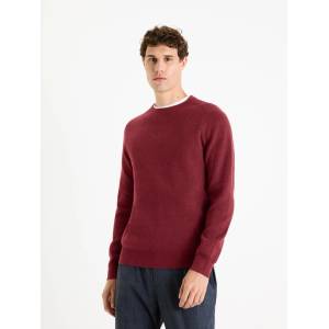 Celio Винен мъжки основен пуловер Celio Femoon Celio | Cherven | МЪЖЕ | S
