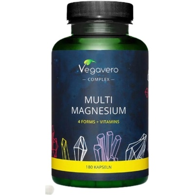 Vegavero Multi Magnesium | with Bisglycinate, Malate & Taurate [180 капсули]