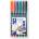 STAEDTLER К-т маркери Staedtler Lumocolor 313 OHP S, 6 цв (21095-А)