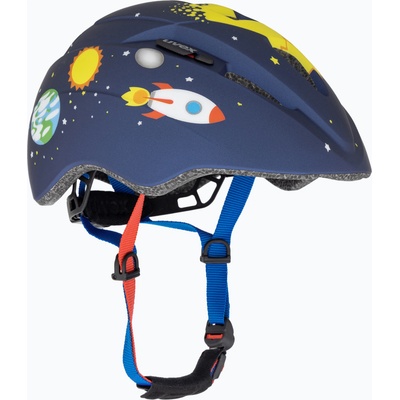 uvex Детска каска за велосипед UVEX Kid 2 CC тъмно синьо ракета мат