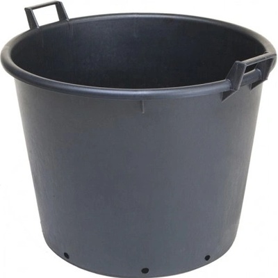 Nohel Garden Kontejner na stromky + otvory černý 90l d60x48cm