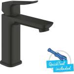 GROHE Dice - Смесител за умивалник с изпускателен клапан Push-Open, матово черно 1018332430 (1018332430)