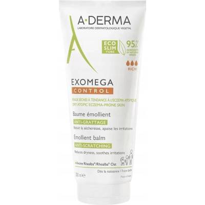 A-Derma Exomega Control upokojujúci zvláčňujúci balzam pre suchú pokožku 200 ml