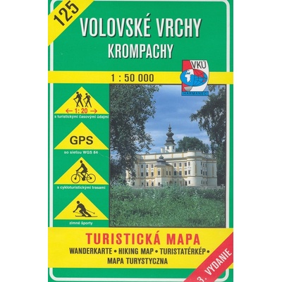 mapa Volovské vrchy-Krompachy 1:50 t. 5. vydání 2018