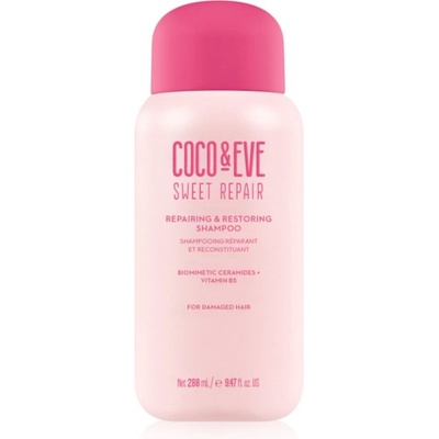 Coco & Eve Sweet Repair Repairing & Restoring Shampoo intenzivně regenerační šampon pro poškozené a barvené vlasy 280 ml