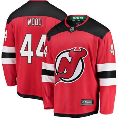 Fanatics Dres New Jersey Devils #44 Miles Wood Breakaway Alternate Jersey