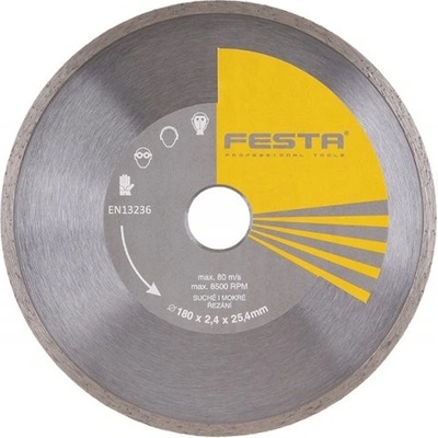 LEVIOR Kotouč diamantový FESTA plný 180x2. 4x25. 4mm