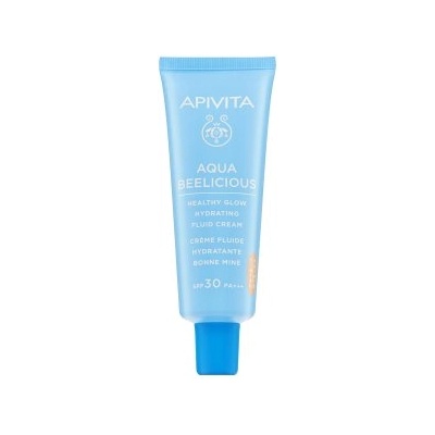 APIVITA Aqua Beelicious хидратиращ крем Healthy Glow Hydrating Fluid Cream SPF 30 40 ml