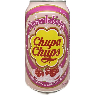 ChupaChups Strawberry & Cream Flavour 345 ml