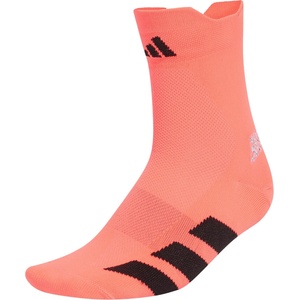 adidas Мъжки чорапи за бягане adidas Running Adizero Quarter Sock Running socks - Solar Turbo / Black - размер 40-42 (EU) (207-2201-0213)