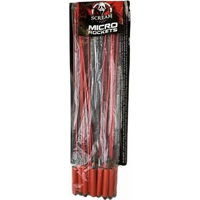 SCREAM pískající raketky 12 ks
