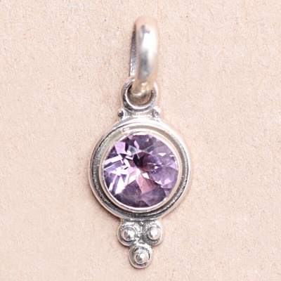 Nefertitis Ametyst přívěsek stříbro MIX2 NF54990