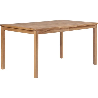 vidaXL Градинска маса 150x90x77 см тиково дърво масив (44997)