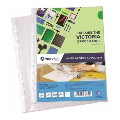 VICTORIA OFFICE Euroobal A4 80 mikronů číry 100 ks
