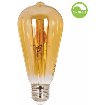 VIVALUX V ДИМ. led ВИНТИДЖ ЛАМПА dv64 6w e27 2700k (m103130)