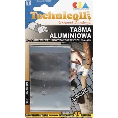 Technicqll Hliníková páska na výfuk 1,2 m x 50 mm