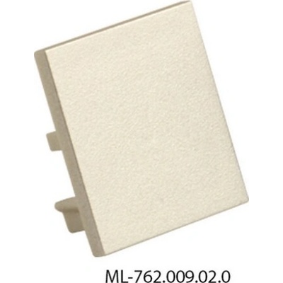 ML-762.009.02.0 Koncovka bez otvoru pro PB, stříbrná barva, 1 ks