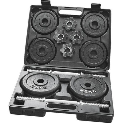 LiveUp nakládací set v kufříku 2 x 10 kg