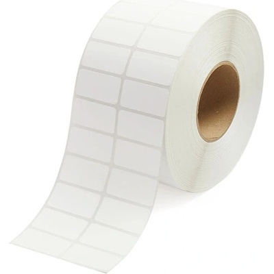 Papierová Etiketa 32 mm x 24 mm, 2 - Produkcia, Matný papier, Dutinka 76 mm, 10000 ks/kotúč, Permanentné lepidlo, Priemer kotúča 166 mm