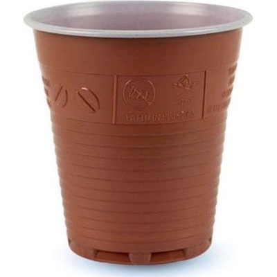 COMPACTO 5 PLAL Чаши COMPACTO - кафяви 166 ml. 100бр