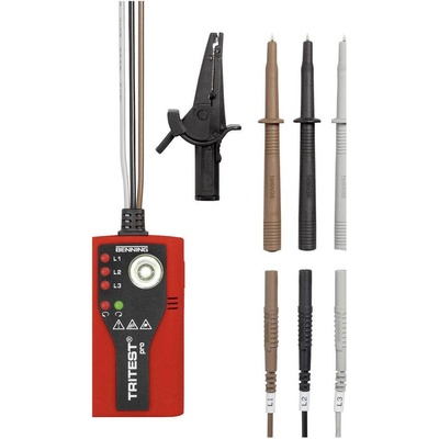 Benning TRITEST pro merač sledu fáz, CAT III 300 V, LED; 020052