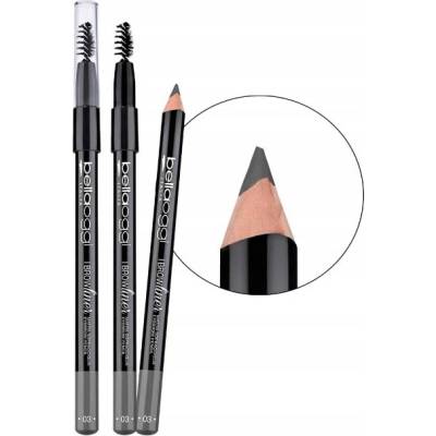 Bellaoggi I Brow Liner tužka na obočí se štětečkem, Brunette 1,1 g
