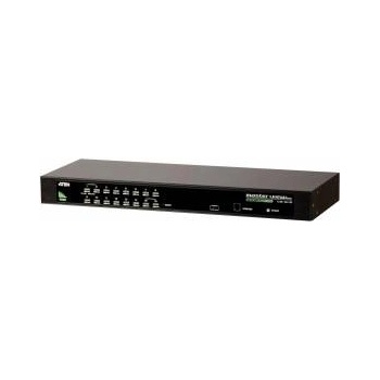ATEN 16 Port USB/PS2 KVM, combo console , 2048x1536 , 2 level cascade, Broadcast, Multiplatform,