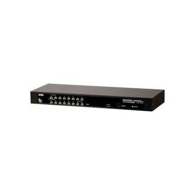 ATEN 16 Port USB/PS2 KVM, combo console , 2048x1536 , 2 level cascade, Broadcast, Multiplatform,