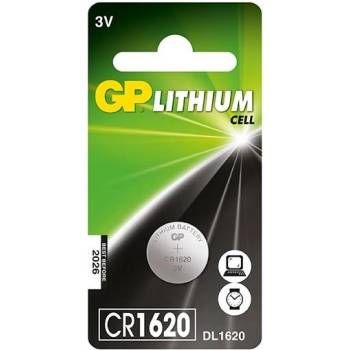 GP Batteries Литиева бутонна батерия gp cr-1620 3v 1бр. в блистер gp (gp-bl-cr1620-7u1)