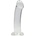 RealRock Smooth Spot Dildo with Suction Cup 17cm Transparent
