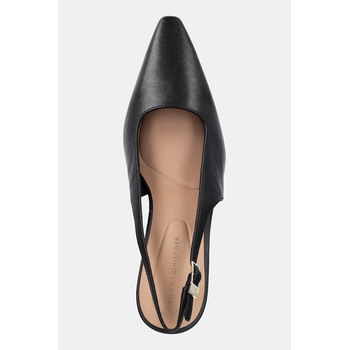 Tommy Hilfiger Кожени обувки с тънък ток Tommy Hilfiger SQUARED TOE HIGH HEEL SLINGBACK (FW0FW08636)