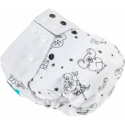 Mommy Mouse vrchné PUL nohavičky White