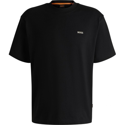 Boss Тениска Boss Men's Te Nowhere Cotton Oversized Fit Oversized T-Shirt - Black 001