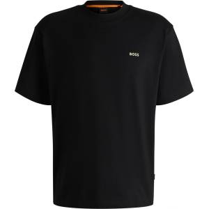 Boss Тениска Boss Men's Te Nowhere Cotton Oversized Fit Oversized T-Shirt - Black 001