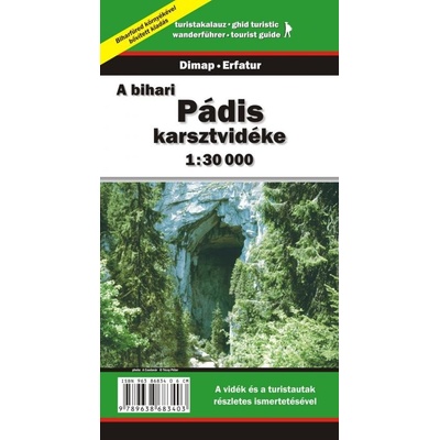 DIMAP Pádis 1:30 000 turistická mapa
