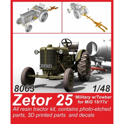 Special Hobby Zetor 25 Military w/Towbar for MiG 15/17s 1:48