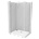 Mexen Lima 110x100 cm + tray square